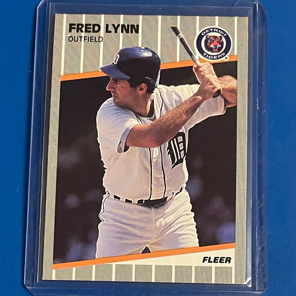 Fred Lynn #138 1989 Fleer Baseball Trading Card